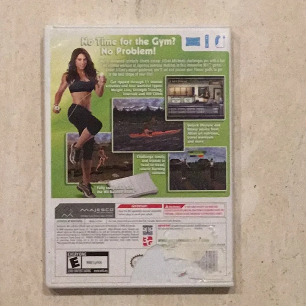 Jillian Michaels Fitness Ultimatum Nintendo Wii Game & The Biggest Loser Wii